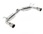 MBRP 19-23 Mazda 3 Hatchback T304SS 2.5in Axle-Back, Dual Rear Exit Street Profile, performance car parts, exhaust systems