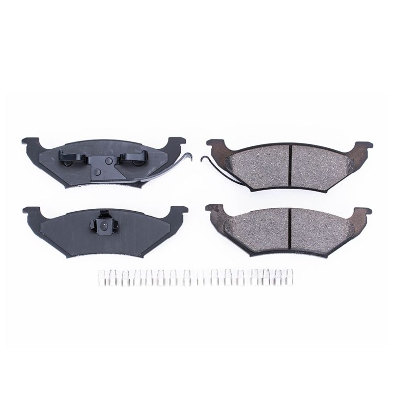 Power Stop 92-95 Ford Crown Victoria Rear Z17 Evolution Ceramic Brake Pads w/Hardware - DTX Performance