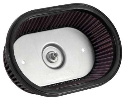 K&N Universal Custom Air Filter - Oval Shape 9.313in OD / 2.375 Height, performance car parts, DTX Performance, veteran owned shop