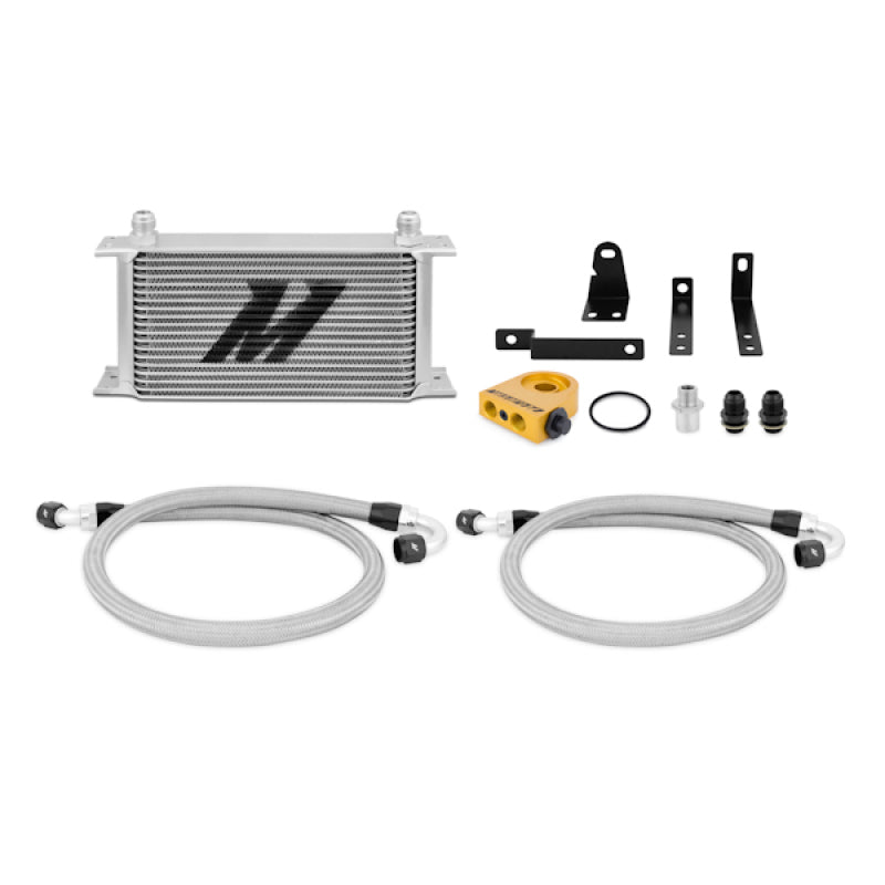 Mishimoto Oil Cooler Kit – Honda S2000 2000–09 | Thermostatic Silver, performance car parts, DTX Performance, tuning upgrades