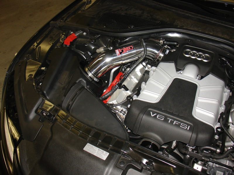 Injen 12-18 Audi A7 3.0L Supercharged Polished Short Ram Intake w/ MRI Tech & Air Horn - DTX Performance