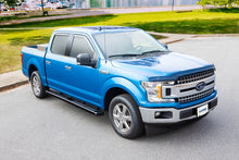 Load image into Gallery viewer, Blue truck with running boards parked outdoors