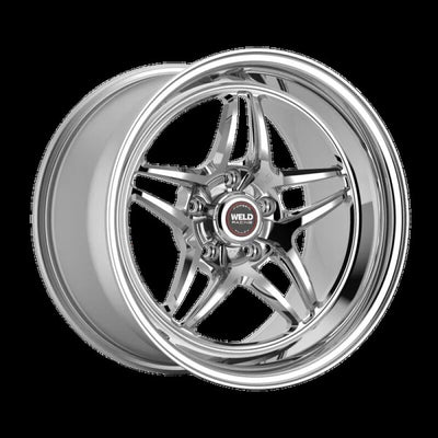 Weld S81 20x11 / 5x115 BP / 5.8in BS Polished Wheel (High Pad) - Non-Beadlock