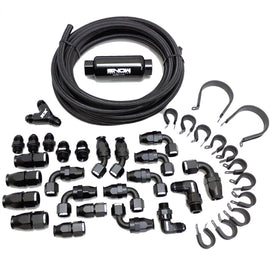 Snow Performance 10AN Braided Stainless Fuel Line Kit - High performance parts by DTX Performance, veteran owned shop