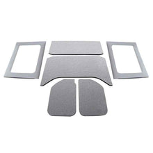 Load image into Gallery viewer, DEI 11-18 Jeep Wrangler JK 4-Door Boom Mat Complete Headliner Kit - 6 Piece - Gray