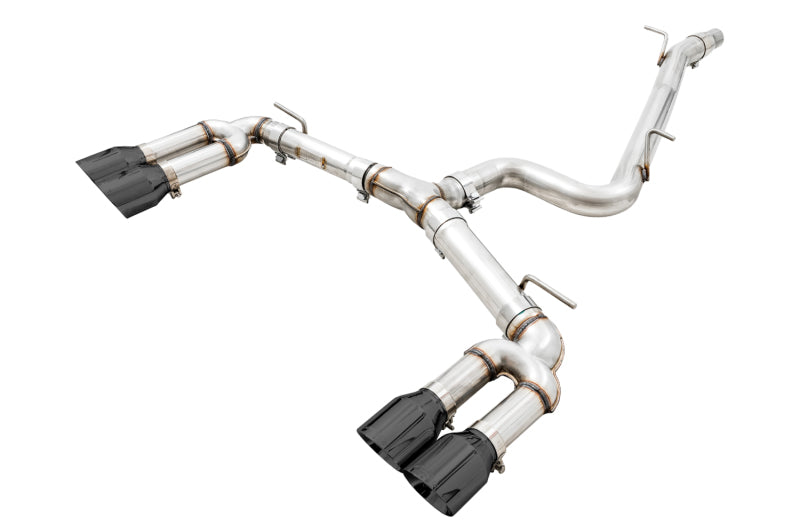 AWE Tuning Audi 8V S3 Track Edition Exhaust w/Diamond Black Tips 102mm - DTX Performance