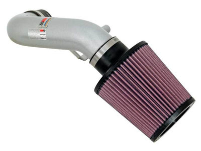 K&N 02 Acura RSX Silver Typhoon Short Ram Intake, performance car parts by DTX Performance for upgrading engine performance.