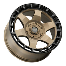 Load image into Gallery viewer, Weld Off-Road Ridge 20x9 - 5x127 / 5x139.7 BP - ET0 - 87.1mm CB - Satin Bronze Wheel (Black Ring)