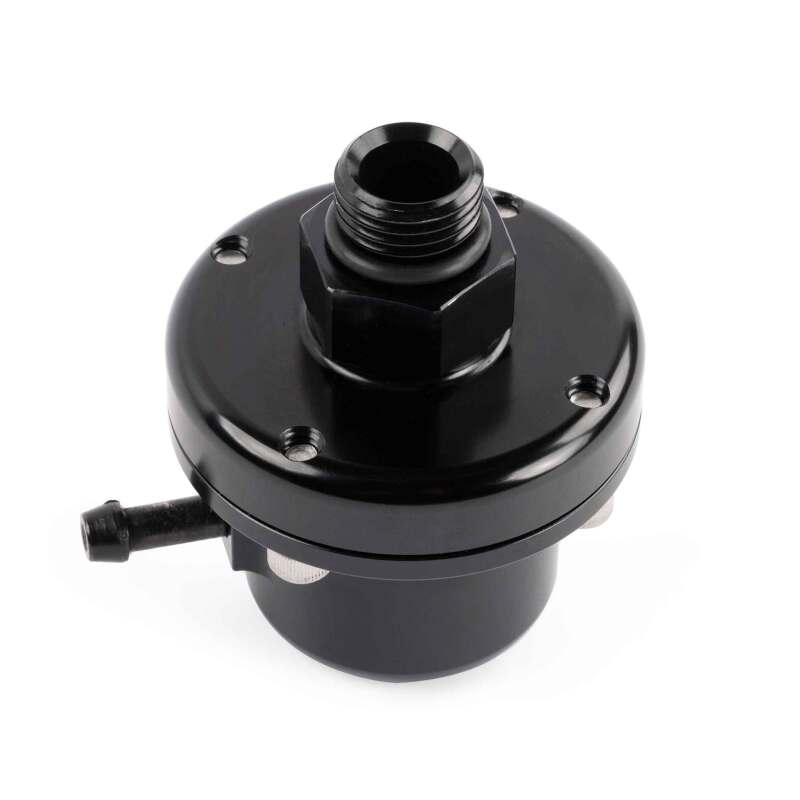 AEM AN6 ORB 40-100psi Fuel Pulse Damper for performance car parts and engine performance, sold by veteran owned DTX Performance.
