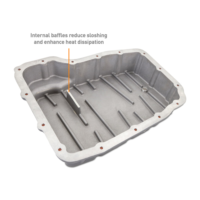 Mishimoto 2007.5 + Ram 6.7L Cummins 68RFE Transmission Pan - Cast - GR with internal baffles for heat dissipation - DTX Performance