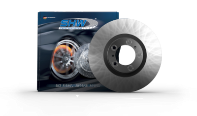 SHW 19-22 Porsche Macan 2.0L V6 Front Right Smooth Monobloc Brake Rotor (95B615302AB), high performance car part from DTX Performance.