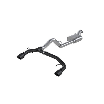 MBRP 21-22 Ford Bronco 2.3/2.7L EcoBoost 2/4-Dr 3in Catback Dual Split Rear Exit BLK AL exhaust system