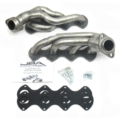 JBA 04-10 Ford F-Series 5.4L 3V 1-5/8in Primary Raw 409SS Cat4Ward Header, performance exhaust headers, high performance auto parts