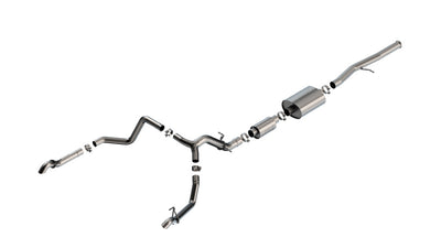Borla 22-23 Chevrolet Silverado 1500 ZR2 & AT4X 6.2L CC SB 147.5in WB S-Type Cat-Back exhaust system