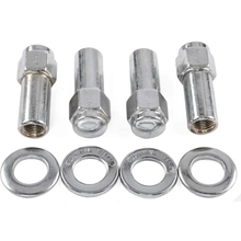 Load image into Gallery viewer, Weld Closed End Lug Nuts 12mm x 1.5 Thread Shank Seat - Chrome (4 Pack)