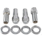Weld Closed End Lug Nuts 12mm x 1.5 Thread Shank Seat - Chrome (4 Pack)