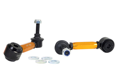 Adjustable sway bar links for Whiteline 96+ Audi A3 / 98+ Audi TT / 98-09 VW Beetle / 97+ Golf (Exc. R32) / 98-05 Jetta / 97-09 Ra.