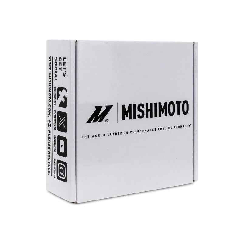 Mishimoto 2011+ Dodge Durango Heater Supply and Return Hose CNC Fitting Set box, high performance auto parts packaging.