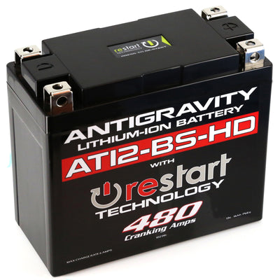Antigravity YT12-BS High Power Lithium Battery w/Re-Start for performance upgrades - DTX Performance