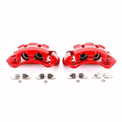 Power Stop 00-05 Ford Excursion Front Red Calipers w/Brackets - Pair, high performance auto parts from DTX Performance.