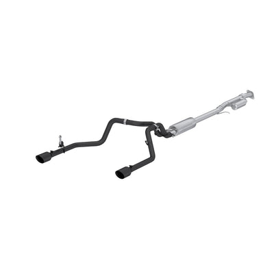 MBRP 2019+ Chevrolet Silverado 1500 / 2019+ GMC Sierra 1500 Alum. 3in Armor Black Cat-Back Exhaust, performance upgrade, DTX Performance