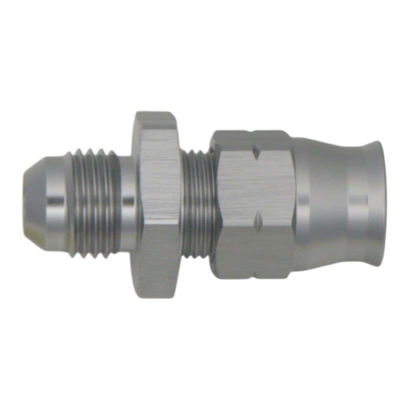 DeatschWerks 6AN Male Flare to 3/8in Hardline Compression Adapter - Includes 1 Olive Insert - DTX Performance