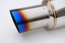 Invidia 08+ WRX Hatch / 08 STi 76mm RACING Titanium Tip Cat-back Exhaust, DTX Performance part