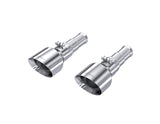 MBRP 19-24 Ram 1500 5.7L Hemi 3in Inlet 5in OD Dual Wall Angle Cut T304 SS Exhaust Tips - Pairs