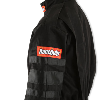 RaceQuip Black SFI-1 1-L Suit - 3XL