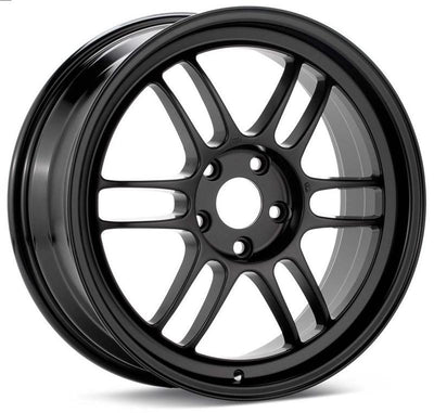 Enkei RPF1 18x9.5 5x100 38mm Offset Black Wheel - Tarmac Black Edition, performance car parts by DTX Performance