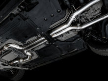 Load image into Gallery viewer, AWE Tuning 2021+ Cadillac CT4-V Blackwing SwitchPath Exhaust - Chrome Silver Tips undercarriage view