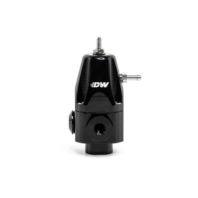 DeatschWerks DWR1000 Adjustable Fuel Pressure Regulator - Black for performance upgrades and tuning