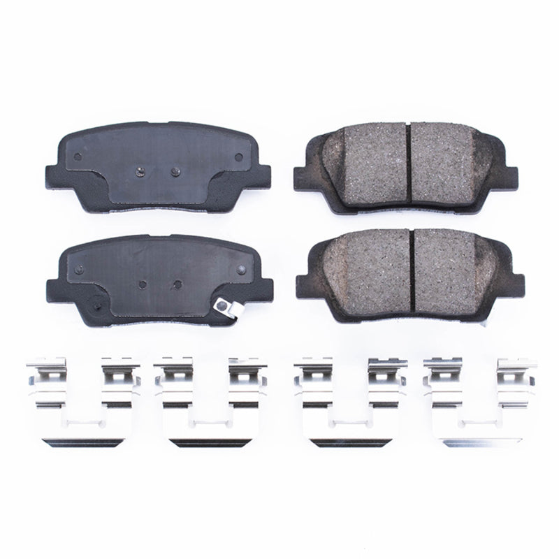 Power Stop 18-19 Genesis G80 Rear Z17 Evolution Ceramic Brake Pads w/Hardware - DTX Performance