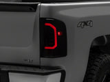 Raxiom 07-14 Chevrolet Silverado 1500 Axial Series LED Tail Lights- Black Housing (Smoked Lens)