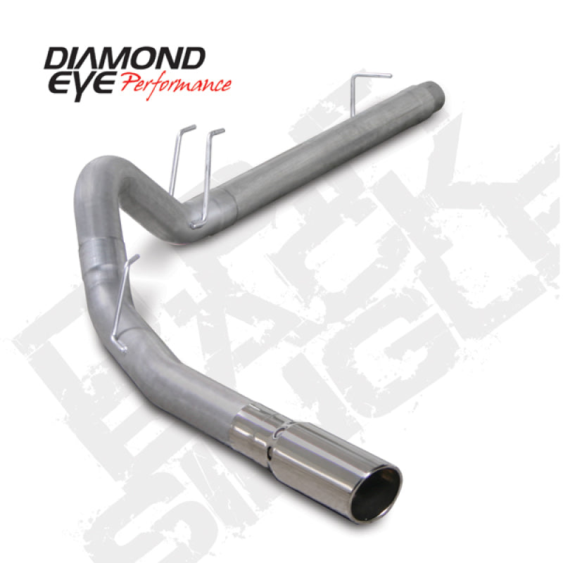 Diamond Eye KIT 4in DPF-BACK SGL AL 08-09 6 4L F250/F350 PCKGD BX46X14X14OD EL-PL 44inX13 5inX13 5in - DTX Performance