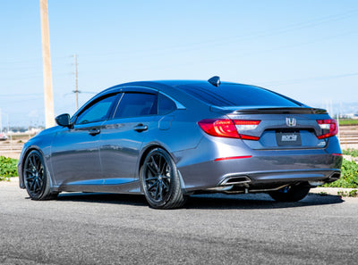 Borla 18-19 Honda Accord Sport S-Type exhaust installed, performance car parts by DTX Performance. Veteran owned shop upgrades.