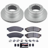 Power Stop 05-10 Ford F-350 Super Duty Rear Z23 Coated Brake Kit