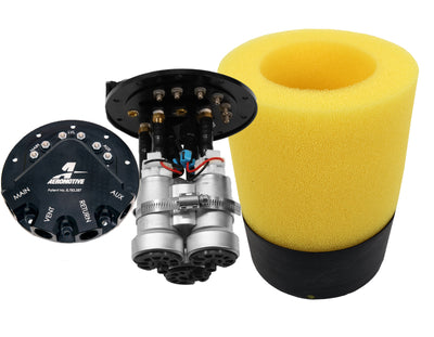 Aeromotive 05-18 Chevrolet Silverado 450 Triple Drop-In Phantom System, high performance auto parts at DTX Performance