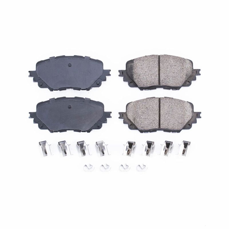 Power Stop 17-19 Fiat 124 Spider Front Z17 Evolution Ceramic Brake Pads w/Hardware - DTX Performance