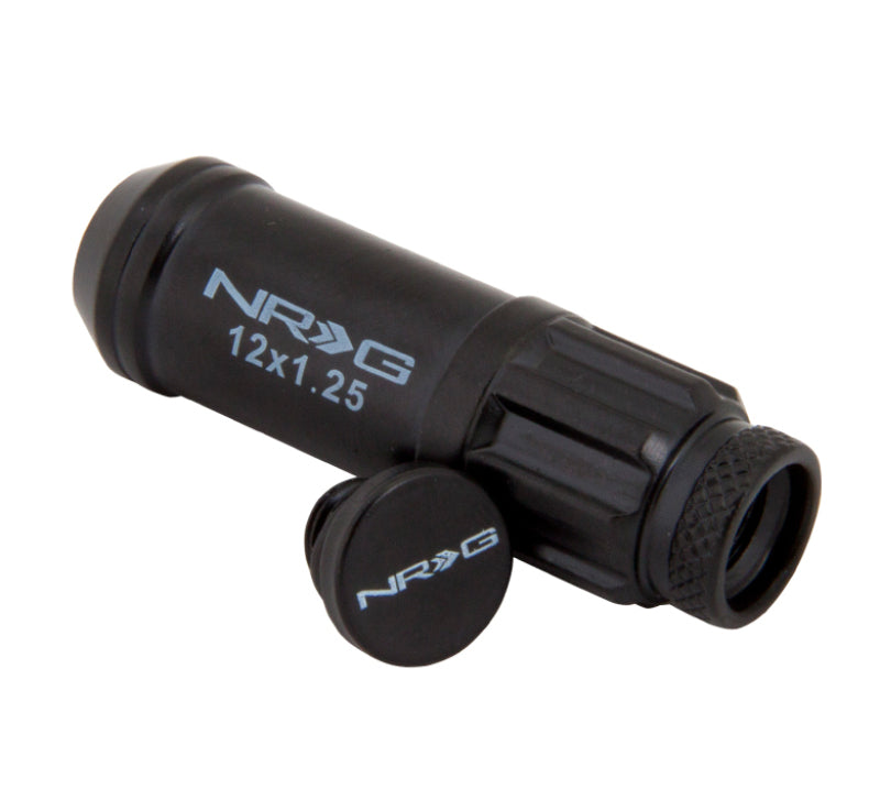 NRG 700 Series M12 X 1.25 Steel Lug Nut - Black