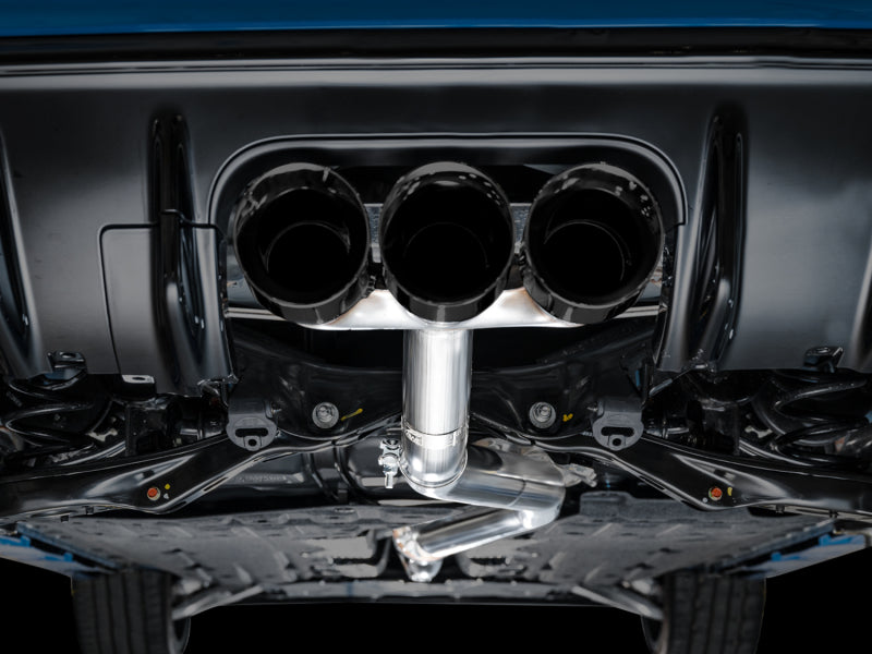 AWE Tuning 2023 Honda Civic Type R FL5 Track Edition Exhaust w/ Triple Diamond Black Tips - DTX Performance