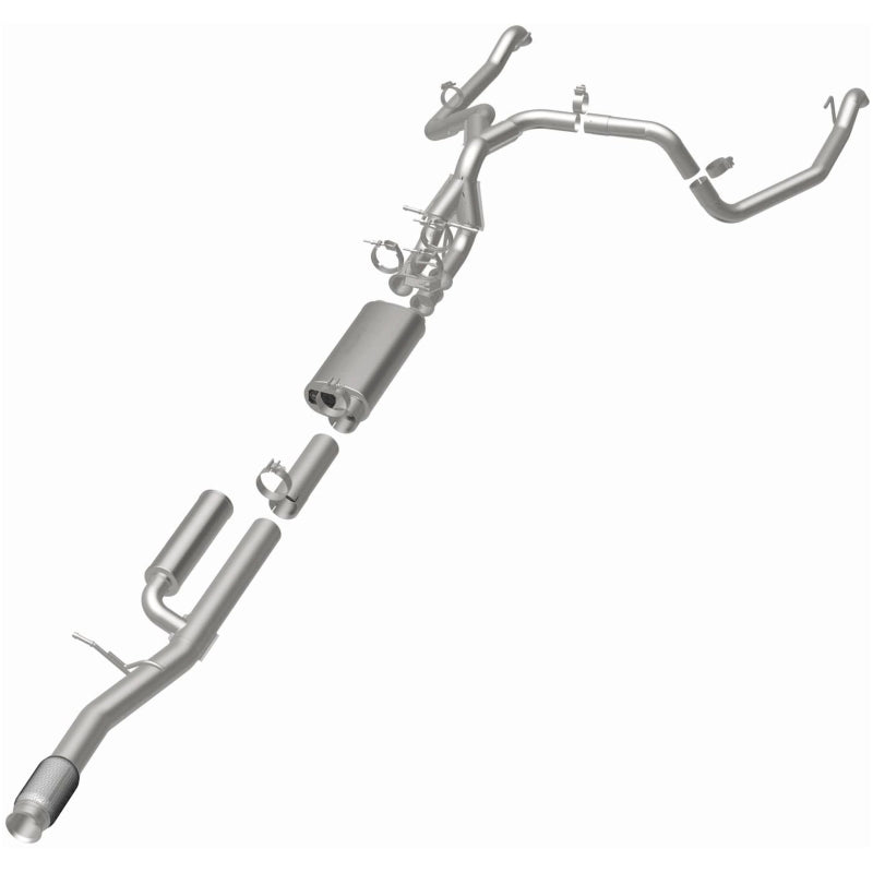 MagnaFlow 24-25 Chevrolet/GMC Silverado/Sierra 1500 ZR2/AT4X Overland Series Cat-Back Exhaust System, high performance auto parts