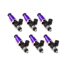 Load image into Gallery viewer, Injector Dynamics 1340cc Injectors - 60mm Length - 14mm Purple Top - 14mm Lower O-Ring (Set of 6) for performance cars at DTX Performance
