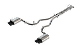 Borla 19-22 Ford Explorer 3.0L V6 AT AWD 4DR 2.25in ATAK Catback Exhaust - Black Chrome Tip