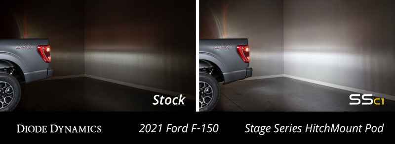 Diode Dynamics 21-23 F-150 Hitch Mount LED Pod Reverse Kit C1R