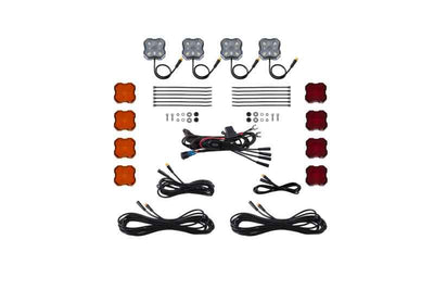 Diode Dynamics Single-Color Rock Light Installer Kit (4-pack) for racing performance by DTX Performance, available online.