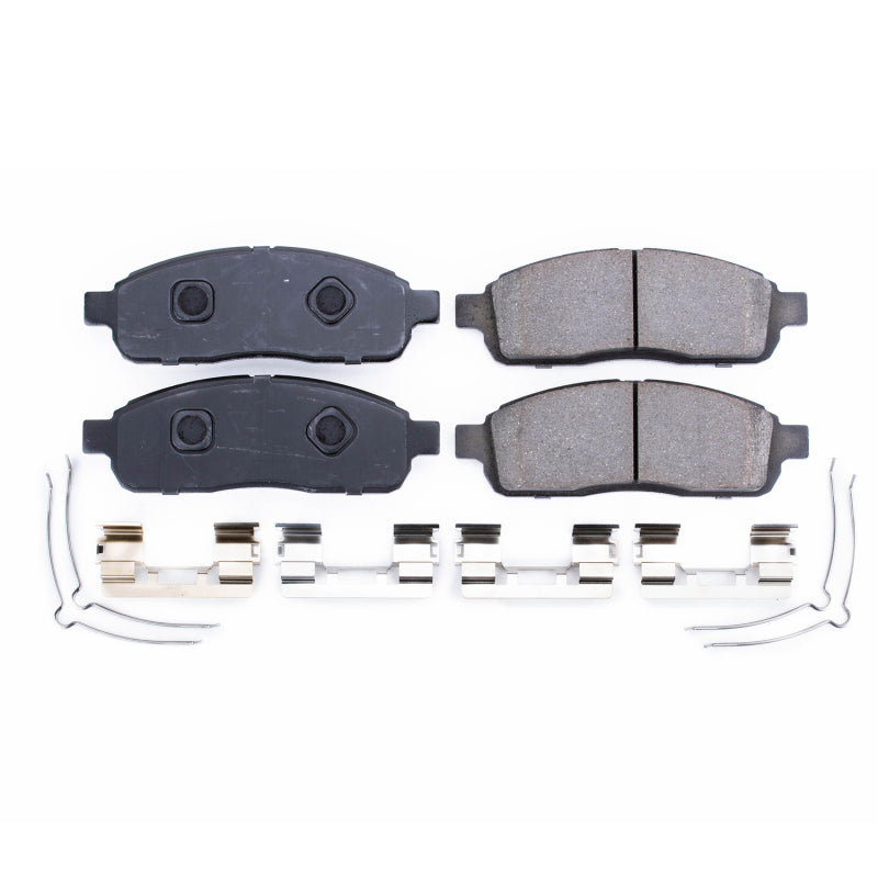 Power Stop 2009 Ford F-150 Front Z17 Evolution Ceramic Brake Pads w/Hardware - DTX Performance