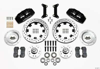 Wilwood Dynapro 6 Front Hub Kit 12.19in Drilled 79-87 GM G Body performance upgrades
