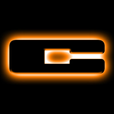 ORACLE Lighting Universal Illuminated LED Letter Badges - Matte Blk Surface Finish - C, perfect for performance upgrades, DTX Performance