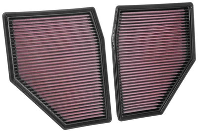K&N 18-19 BMW M5 V8 4.4L F/I Turbo Replacement Air Filter, high performance car parts by DTX Performance, twin air filters